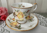 Vintage Paragon Peace Rose Teacup and Saucer