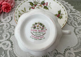 Royal Albert Flower of the Month December Christmas Rose Teacup Saucer