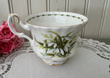 Vintage Royal Albert Flower of the Month Snowdrops January Teacup Only