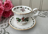 Vintage Waldman House A Cup of Christmas Tea Mini Teacup