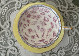 Rare Vintage Paragon Signs & Omens Fortune Telling Teacup and Saucer
