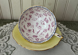 Rare Vintage Paragon Signs & Omens Fortune Telling Teacup and Saucer