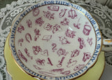Rare Vintage Paragon Signs & Omens Fortune Telling Teacup and Saucer