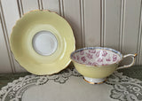 Rare Vintage Paragon Signs & Omens Fortune Telling Teacup and Saucer