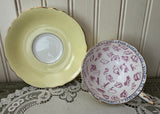 Rare Vintage Paragon Signs & Omens Fortune Telling Teacup and Saucer