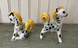 Rare Vintage PY Miyao Napco Japan Spotted Pony Salt & Pepper Shakers