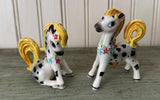 Rare Vintage PY Miyao Napco Japan Spotted Pony Salt & Pepper Shakers