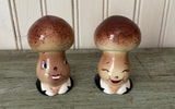 Vintage 1950s PY Napco Anthropomorphic Mushroom Salt & Pepper Shaker Set