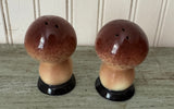 Vintage 1950s PY Napco Anthropomorphic Mushroom Salt & Pepper Shaker Set