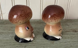 Vintage 1950s PY Napco Anthropomorphic Mushroom Salt & Pepper Shaker Set