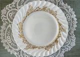 Vintage Haviland Limoges Gold Ladore Pattern Luncheon Plate