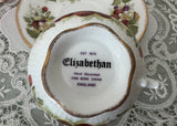 Vintage Elizabethan Teacup and Saucer Strawberries Blackberries Gold Gilt