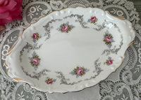 Vintage Royal Albert Tranquility Bone China Oval Serving Dish