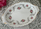 Vintage Royal Albert Tranquility Bone China Oval Serving Dish