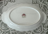 Vintage Royal Albert Tranquility Bone China Oval Serving Dish