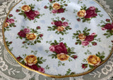 Royal Albert Old Country Roses Blue Damask Luncheon Plate