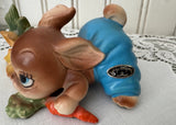 Vintage Josef Originals Bunny Hutch Series Figurine