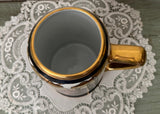 Antique Bavarian Porcelain Art Nouveau Grape Stein Hand-Painted Artist Signed CER c. 1905