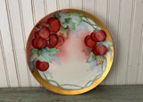 Antique T&V Limoges Tomato Serving Platter, Artist Signed Butler, c. 1892–1907