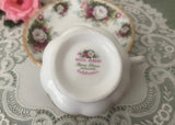 Vintage Royal Albert Celebration Pink and White Roses Teacup Saucer