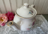 Vintage Sadler Teapot Pink and Purple Peonies