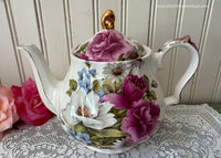 Vintage Grace's Rose Wildflower Teapot by Sadler
