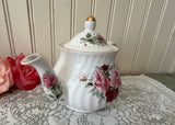 Vintage Arthur Wood & Sons 2 Cup Teapot with Pink Roses