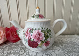 Vintage Arthur Wood & Sons 2 Cup Teapot with Pink Roses