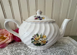 Vintage Arthur Wood & Son Staffordshire Spring Daffodils Teapot