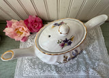 Vintage Arthur Wood & Son Staffordshire Spring Daffodils Teapot