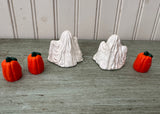 Vintage Halloween Ghost and Jack-o-Lantern Figurines Set of 5
