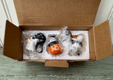 Longaberger Happy Halloween Ghost Tie-On Set of 3 MIB