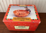 Debbie Mumm for Sakura Halloween Witch Pumpkin Candy Bowl
