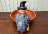 Debbie Mumm for Sakura Halloween Witch Pumpkin Candy Bowl
