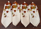 Vintage Wilendur Autumn Napkins Set of 4 Sergei Bogdanovich