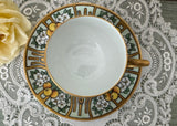 Antique Rosenthal Selb Bavaria Art Nouveau Oranges and Blossoms Teacup and Saucer