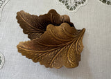 Vintage Jeri-Lou Signed Autumn Leaves Scarf Clip
