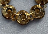 Vinge Weiss Rivoli Watermelon Round Brooch