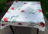 Vintage Wilendur Red Apples and Currents Tablecloth