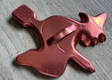 Vintage Copper Halloween Witch Cookie Cutter