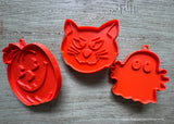 Vintage Hallmark Halloween Orange Cookie Cutters