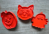 Vintage Hallmark Halloween Orange Cookie Cutters