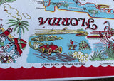 Vintage Amer-Lin Creation Florida Souvenir Tablecloth