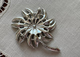 Vintage Sarah Coventry Rhinestone Daisy Sunflower Pin