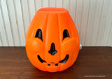 Vintage Halloween Flat Top Pumpkin Blow Mold