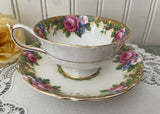 Vintage Paragon Double Warranted Tapestry Rose Teacup and Saucer