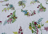 Vintage Wild Flower Sweet William Violets Ivy and More Tablecloth Napkin Set