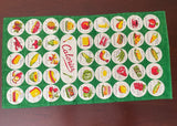NOS Vintage Calorie Count Linen Tea Towel