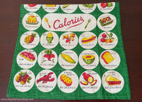 NOS Vintage Calorie Count Linen Tea Towel