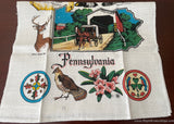 Unused Vintage Pennsylvania State Tea Towel